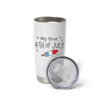 My First 4th of July Cute Summer Rocket Popsicle Tumbler Cup Firecracker Ice Lolly Patriotic Baby Independence Holiday