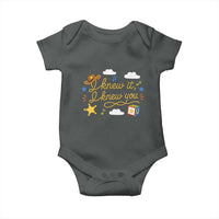 I Knew It I Knew You Funny Western Cowgirl Retro Baby Onesie Whimsical Nostalgic Western Graphic