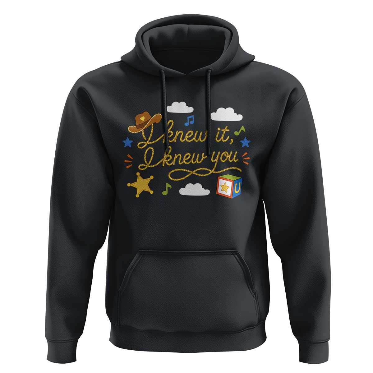 I Knew It I Knew You Funny Western Cowgirl Retro Hoodie Whimsical Nostalgic Western Graphic