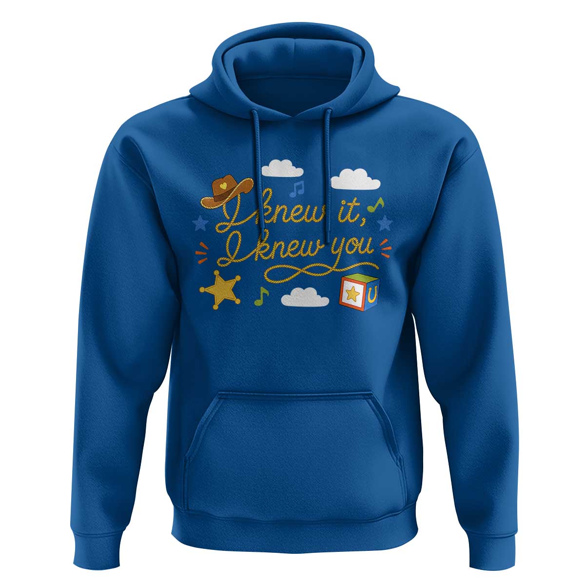 I Knew It I Knew You Funny Western Cowgirl Retro Hoodie Whimsical Nostalgic Western Graphic