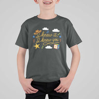 I Knew It I Knew You Funny Western Cowgirl Retro T Shirt For Kid Whimsical Nostalgic Western Graphic