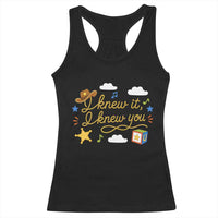 I Knew It I Knew You Funny Western Cowgirl Retro Racerback Tank Top Whimsical Nostalgic Western Graphic