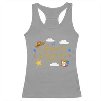 I Knew It I Knew You Funny Western Cowgirl Retro Racerback Tank Top Whimsical Nostalgic Western Graphic