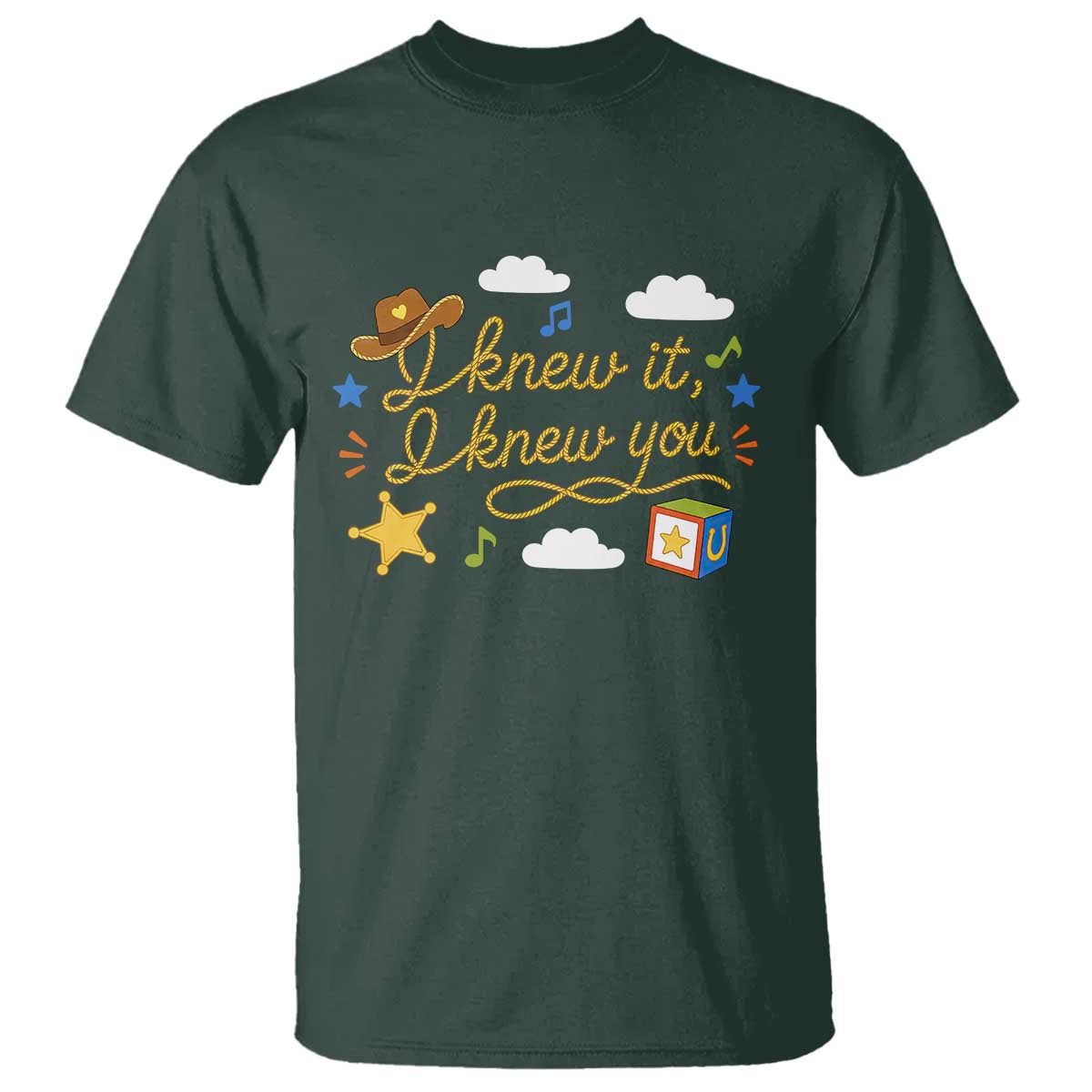 I Knew It I Knew You Funny Western Cowgirl Retro T Shirt Whimsical Nostalgic Western Graphic