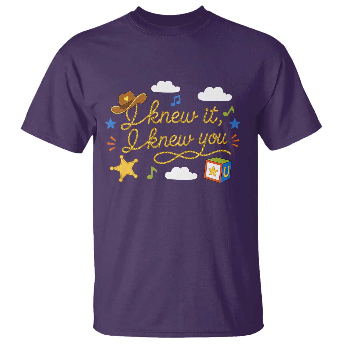 I Knew It I Knew You Funny Western Cowgirl Retro T Shirt Whimsical Nostalgic Western Graphic