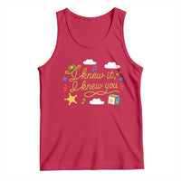 I Knew It I Knew You Funny Western Cowgirl Retro Tank Top Whimsical Nostalgic Western Graphic