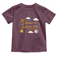 I Knew It I Knew You Funny Western Cowgirl Retro Toddler T Shirt Whimsical Nostalgic Western Graphic