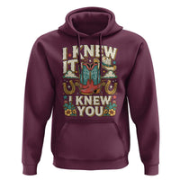 Retro Coastal Cowgirl I Knew It I Knew You Hoodie Pink Boots Vintage Country Pop Music Western Floral Graphic