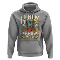 Retro Coastal Cowgirl I Knew It I Knew You Hoodie Pink Boots Vintage Country Pop Music Western Floral Graphic