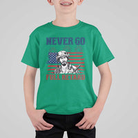 Never Go Full Retard Funny 4th of July Soldier Quote T Shirt For Kid Patriotic American Flag Fireworks Dark Humor