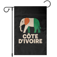 Proud Côte d'Ivoire Elephant Ivory Coast Flag Garden Flag Ivorian Pride Retro Souvenir