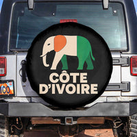 Proud Côte d'Ivoire Elephant Ivory Coast Flag Spare Tire Cover Ivorian Pride Retro Souvenir