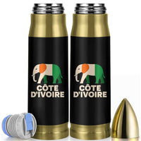 Proud Côte d'Ivoire Elephant Ivory Coast Flag Bullet Tumbler Ivorian Pride Retro Souvenir