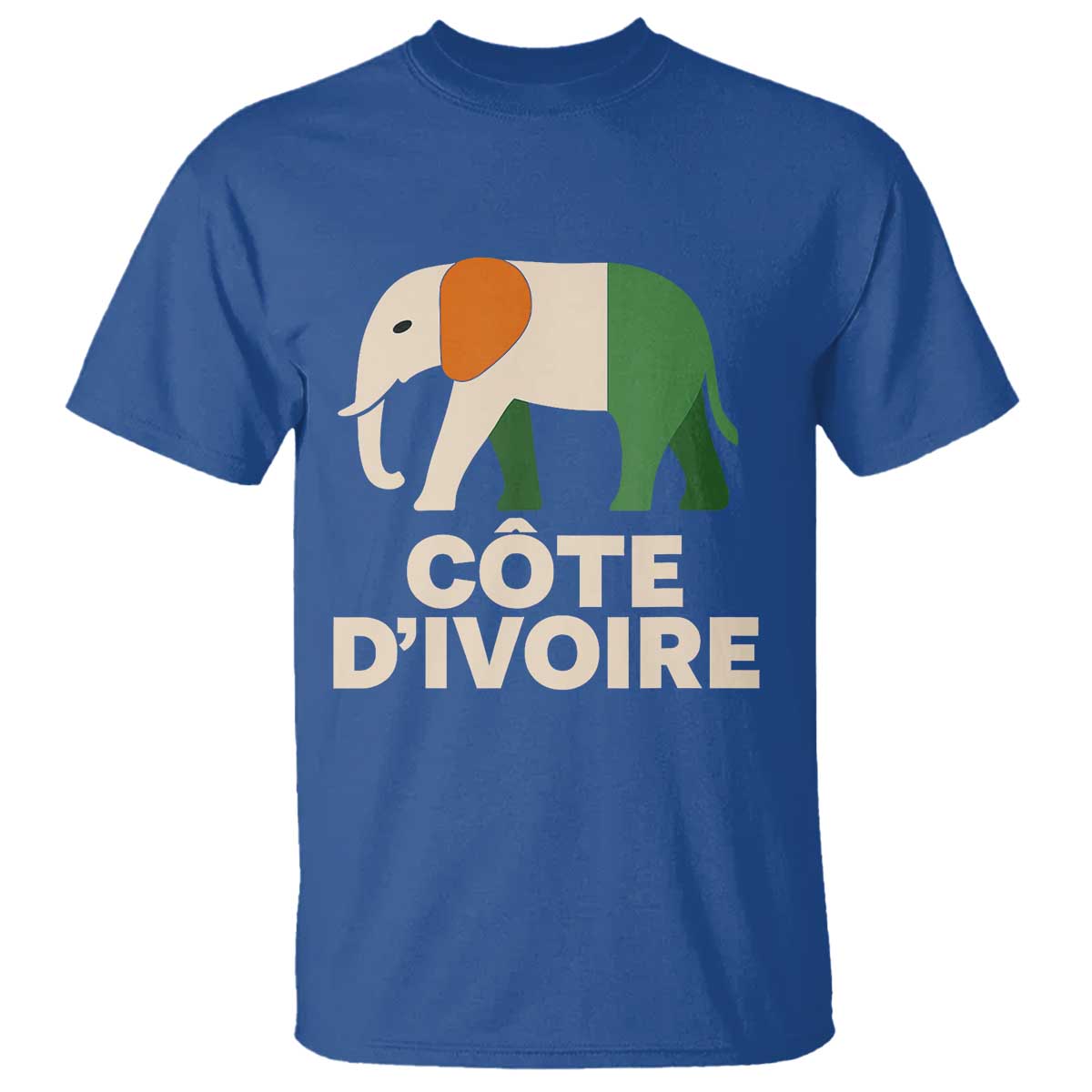 Proud Côte d'Ivoire Elephant Ivory Coast Flag T Shirt Ivorian Pride Retro Souvenir