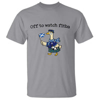 Funny Scottish Goose Scotland Football T Shirt Off to Watch Fitba Soccer Fans Meme