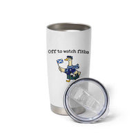 Funny Scottish Goose Scotland Football Tumbler Cup Off to Watch Fitba Soccer Fans Meme