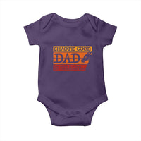 Chaotic Good Dad Funny Tabletop Gamer Parenting Baby Onesie Retro Sunset Vintage Fantasy Graphic