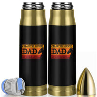 Chaotic Good Dad Funny Tabletop Gamer Parenting Bullet Tumbler Retro Sunset Vintage Fantasy Graphic