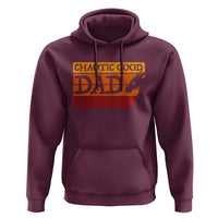 Chaotic Good Dad Funny Tabletop Gamer Parenting Hoodie Retro Sunset Vintage Fantasy Graphic
