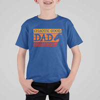Chaotic Good Dad Funny Tabletop Gamer Parenting T Shirt For Kid Retro Sunset Vintage Fantasy Graphic