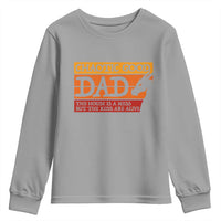 Chaotic Good Dad Funny Tabletop Gamer Parenting Youth Sweatshirt Retro Sunset Vintage Fantasy Graphic
