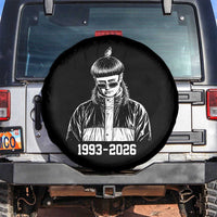Retro Bowl Cut Music Icon Rip Memorial Spare Tire Cover 1993 2026 Internet Meme Pop Culture Fan