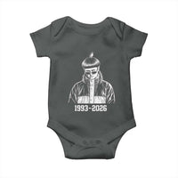 Retro Bowl Cut Music Icon Rip Memorial Baby Onesie 1993 2026 Internet Meme Pop Culture Fan