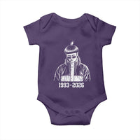 Retro Bowl Cut Music Icon Rip Memorial Baby Onesie 1993 2026 Internet Meme Pop Culture Fan