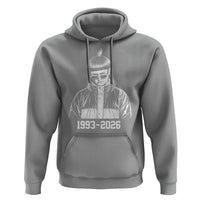 Retro Bowl Cut Music Icon Rip Memorial Hoodie 1993 2026 Internet Meme Pop Culture Fan