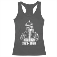 Retro Bowl Cut Music Icon Rip Memorial Racerback Tank Top 1993 2026 Internet Meme Pop Culture Fan