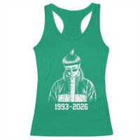 Retro Bowl Cut Music Icon Rip Memorial Racerback Tank Top 1993 2026 Internet Meme Pop Culture Fan
