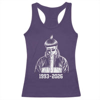 Retro Bowl Cut Music Icon Rip Memorial Racerback Tank Top 1993 2026 Internet Meme Pop Culture Fan