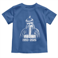 Retro Bowl Cut Music Icon Rip Memorial Toddler T Shirt 1993 2026 Internet Meme Pop Culture Fan