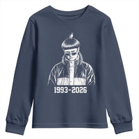 Retro Bowl Cut Music Icon Rip Memorial Youth Sweatshirt 1993 2026 Internet Meme Pop Culture Fan