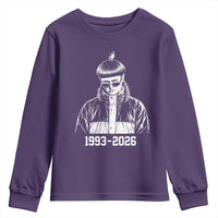 Retro Bowl Cut Music Icon Rip Memorial Youth Sweatshirt 1993 2026 Internet Meme Pop Culture Fan