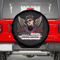 Retro Bowl Cut Music Icon Angel Wings Rest In Peace Spare Tire Cover American Flag Memorial 1993 2026 Pop Culture Fan