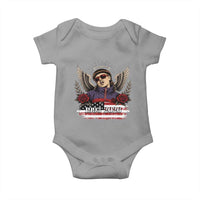 Retro Bowl Cut Music Icon Angel Wings Rest In Peace Baby Onesie American Flag Memorial 1993 2026 Pop Culture Fan