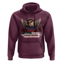 Retro Bowl Cut Music Icon Angel Wings Rest In Peace Hoodie American Flag Memorial 1993 2026 Pop Culture Fan