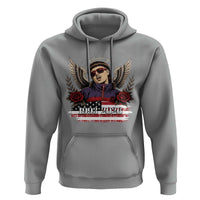 Retro Bowl Cut Music Icon Angel Wings Rest In Peace Hoodie American Flag Memorial 1993 2026 Pop Culture Fan