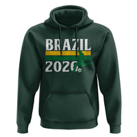 Vintage Brazil 2026 Soccer Player Hoodie Retro Brasil Futbol Football Fans Sports Lover