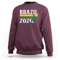 Vintage Brazil 2026 Soccer Player Sweatshirt Retro Brasil Futbol Football Fans Sports Lover