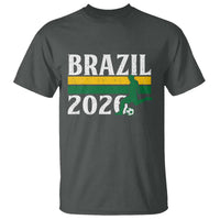 Vintage Brazil 2026 Soccer Player T Shirt Retro Brasil Futbol Football Fans Sports Lover
