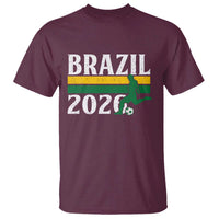 Vintage Brazil 2026 Soccer Player T Shirt Retro Brasil Futbol Football Fans Sports Lover
