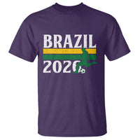 Vintage Brazil 2026 Soccer Player T Shirt Retro Brasil Futbol Football Fans Sports Lover