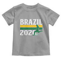 Vintage Brazil 2026 Soccer Player Toddler T Shirt Retro Brasil Futbol Football Fans Sports Lover