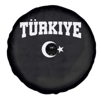 Vintage Proud Türkiye Flag Crescent and Star Spare Tire Cover Patriotic Turkish Turkey Heritage Pride