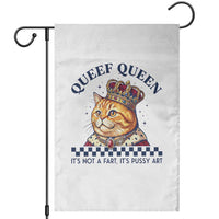 Queef Queen Its Not A Fart Royal Cat Garden Flag Funny Adult Humor Gag Graphic