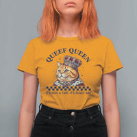Queef Queen Its Not A Fart Royal Cat T Shirt For Women Funny Adult Humor Gag Graphic