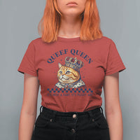 Queef Queen Its Not A Fart Royal Cat T Shirt For Women Funny Adult Humor Gag Graphic