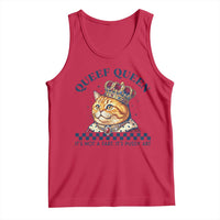 Queef Queen Its Not A Fart Royal Cat Tank Top Funny Adult Humor Gag Graphic
